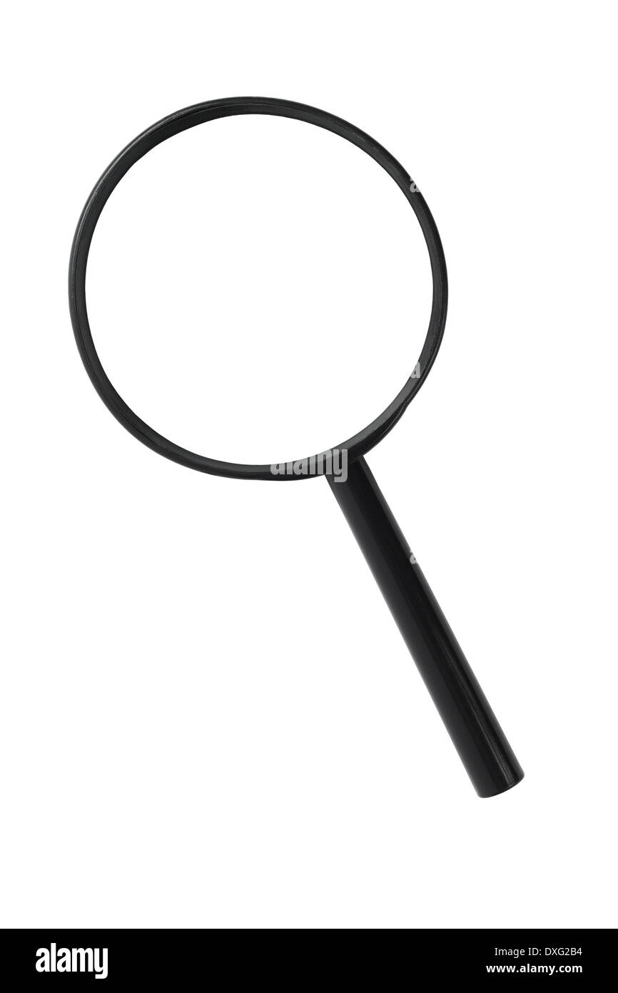 Magnifying lens Black and White Stock Photos & Images Alamy