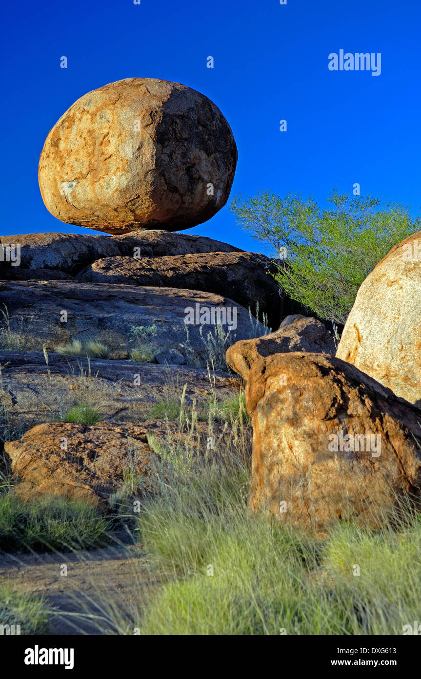 Devils Marbles, near Tennant Creek, Northern territory, Australia Stock Photo