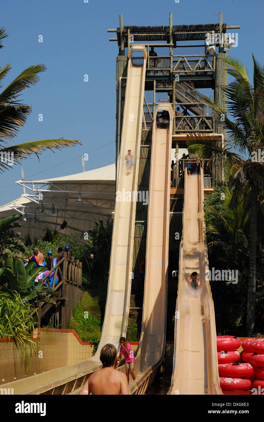 Ushaka Marine Wet 'n Wild water slides, Durban, KwaZulu Natal, South