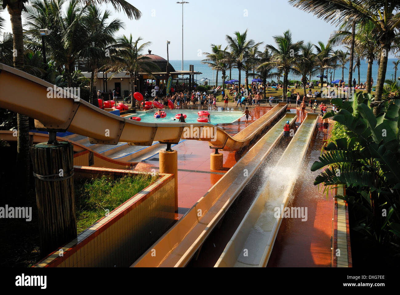 Ushaka Marine Wet 'n Wild water slides, Durban, KwaZulu Natal, South