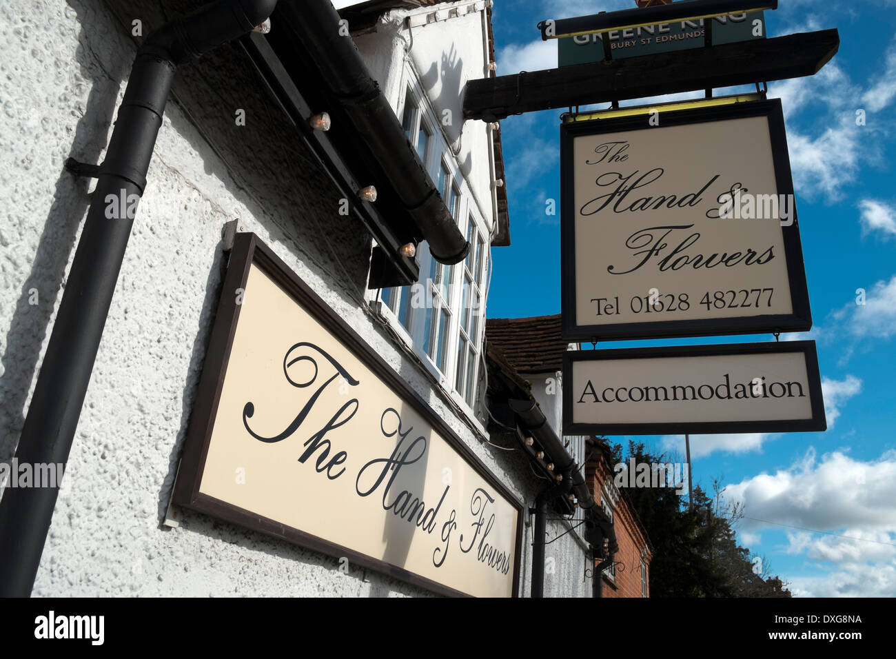 The hand and flowers marlow hires stock photography and images Alamy