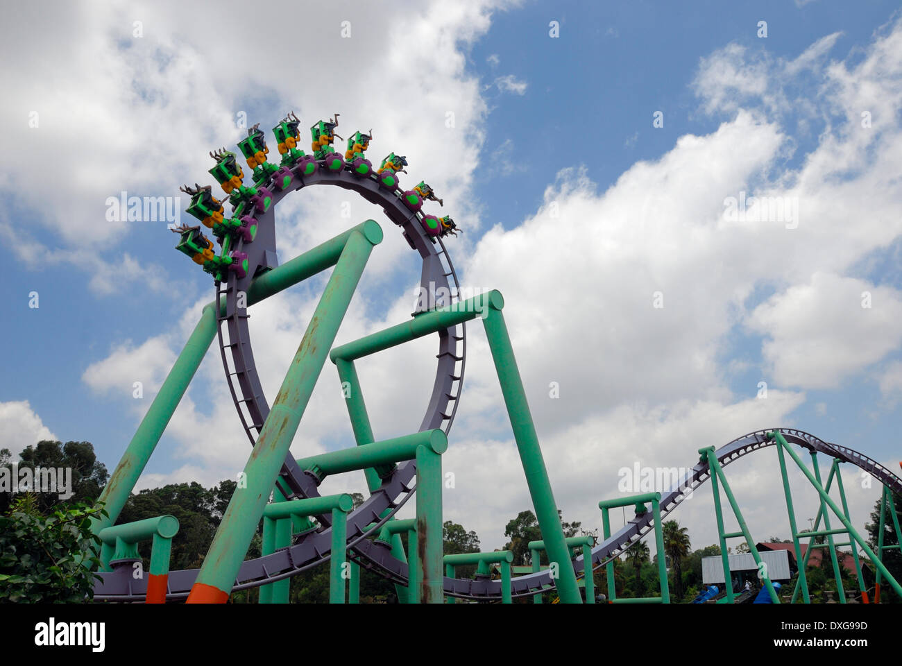 Anaconda ride, Gold Reef City, Johannesburg, Gauteng Stock Photo Alamy