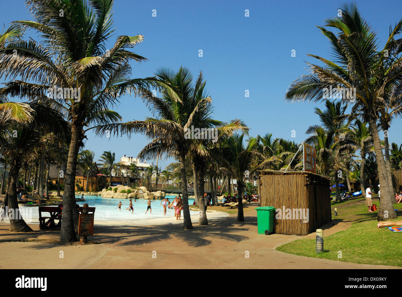 Ushaka Marine Wet 'n Wild water slides, Durban, KwaZulu Natal, South Africa Stock Photo Alamy