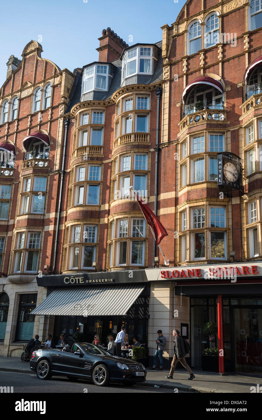 Sloane Square Hotel, Chelsea, London, UK Stock Photo