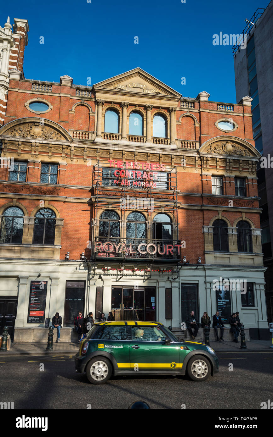 Royal Court theatre, Sloane Square, Chelsea, London, UK Stock Photo