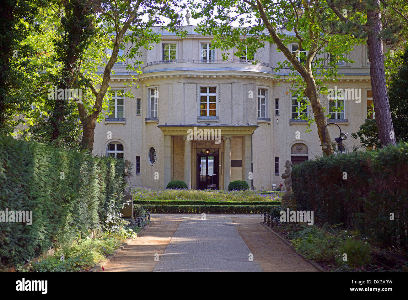 Villa of the Wannsee Conferencem Am grossen Wannsee, Zehlendorf district, Berlin, Germany Stock Photo