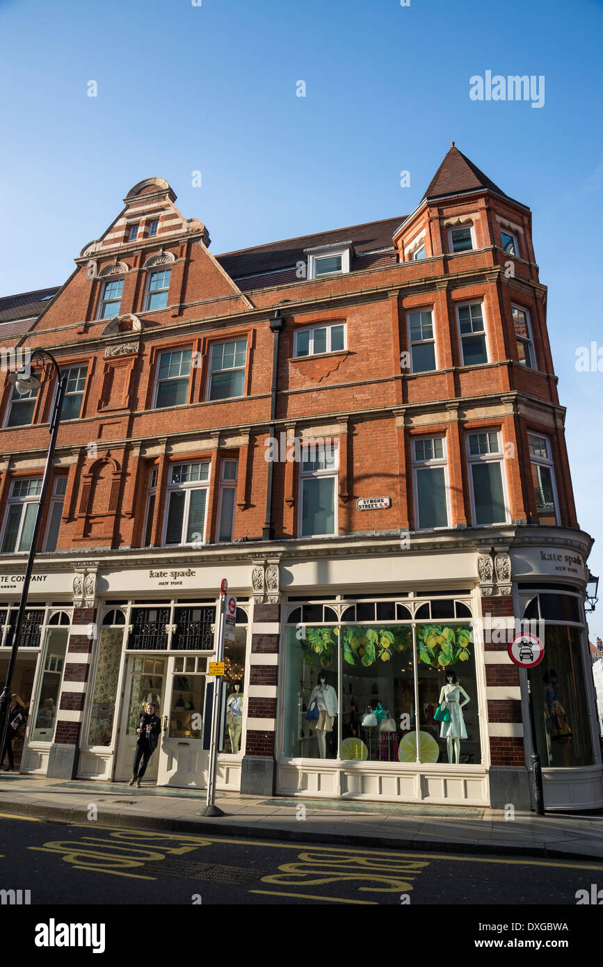 Kate Spade designer clothes shop in Symons Street, Chelsea, London, UK  Stock Photo - Alamy