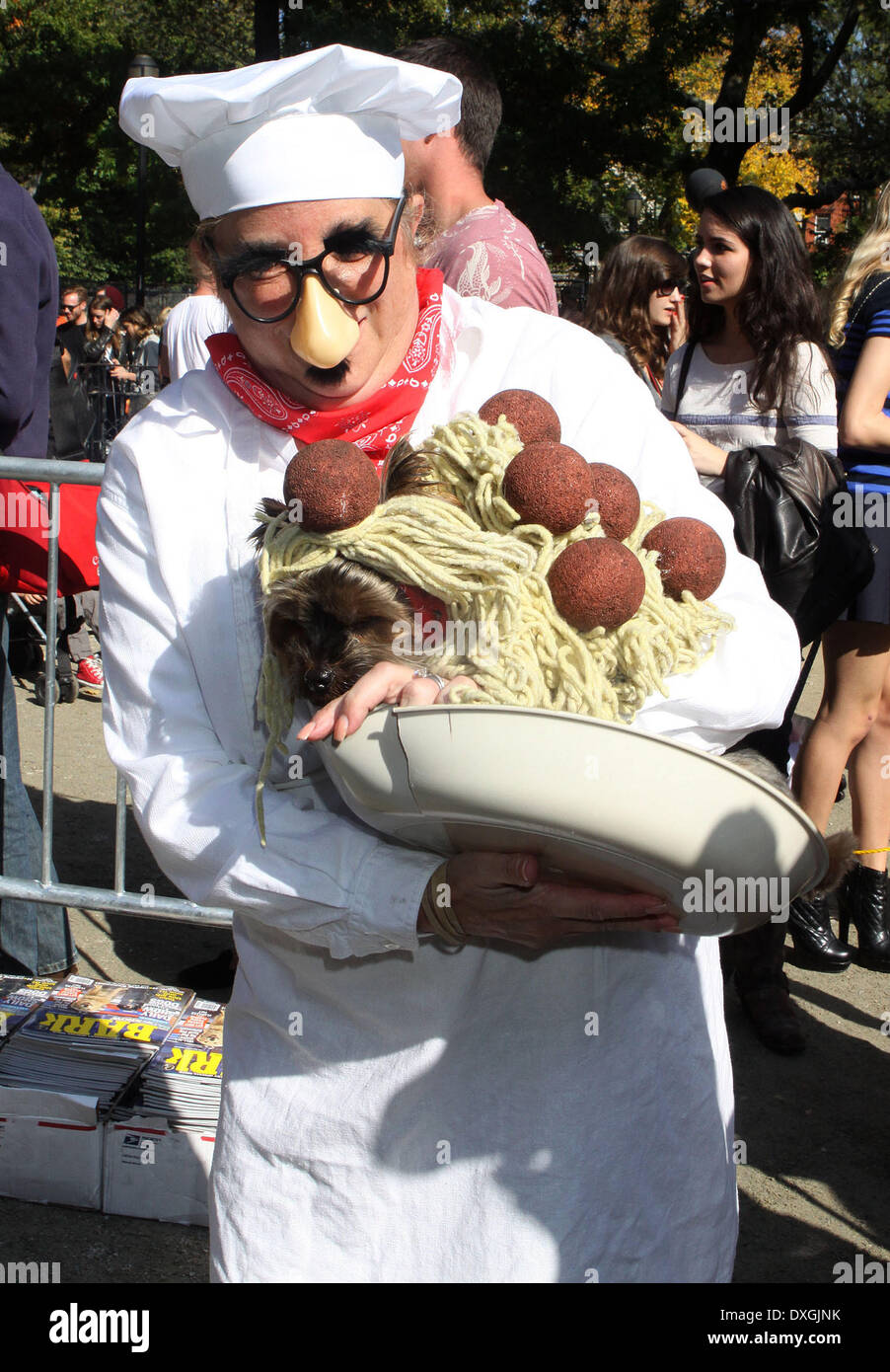 Spaghetti and Meatballs the dog 22nd Annual Tompkins Square Halloween