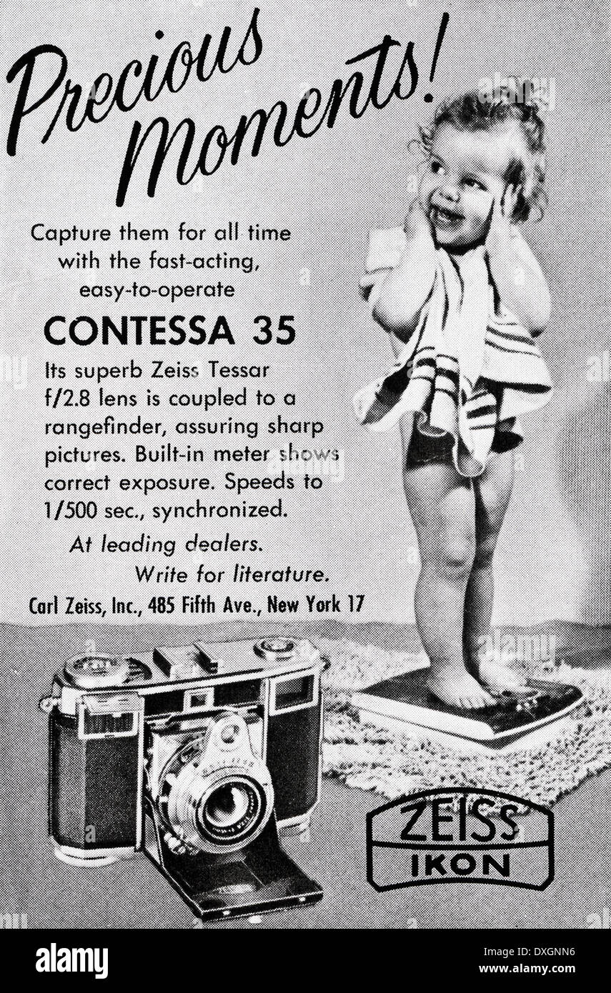 Zeiss Ikon Cameras: For Better Pictures - 1952 Advertisement