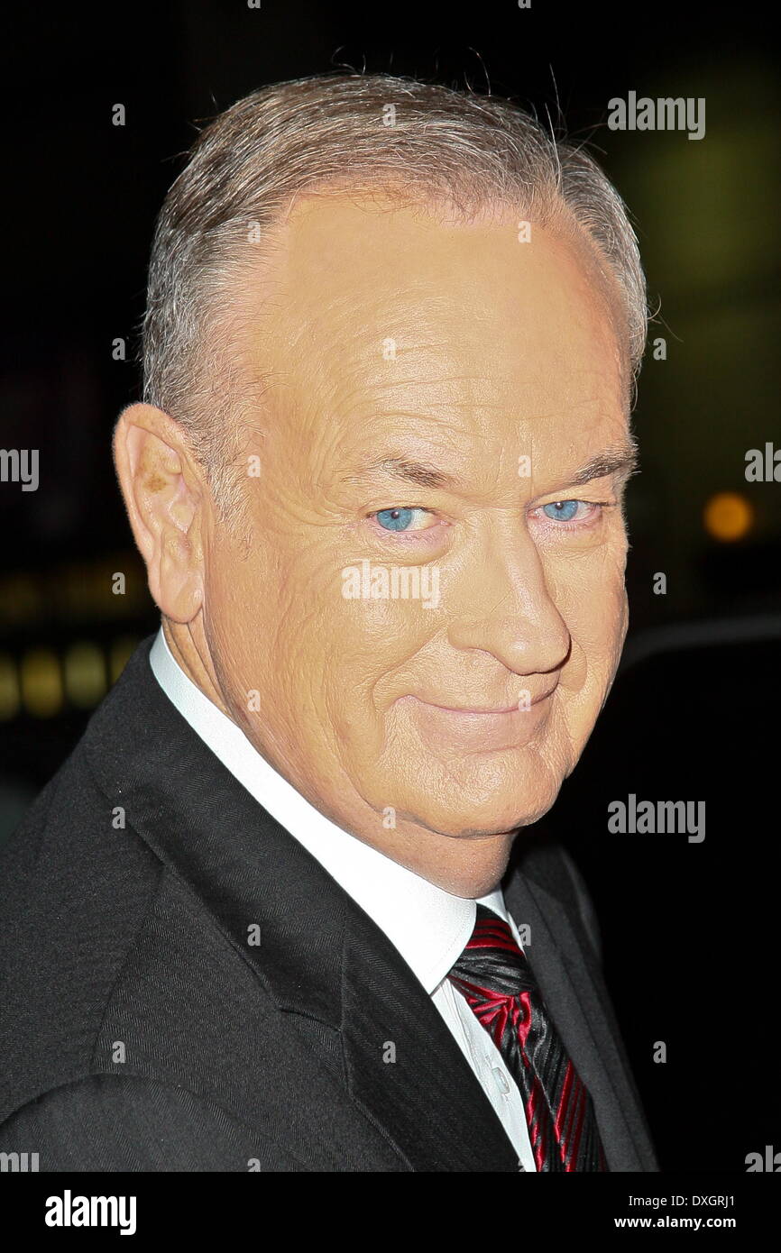 Bill O'Reilly 'The Late Show With David Letterman' held at the Ed ...