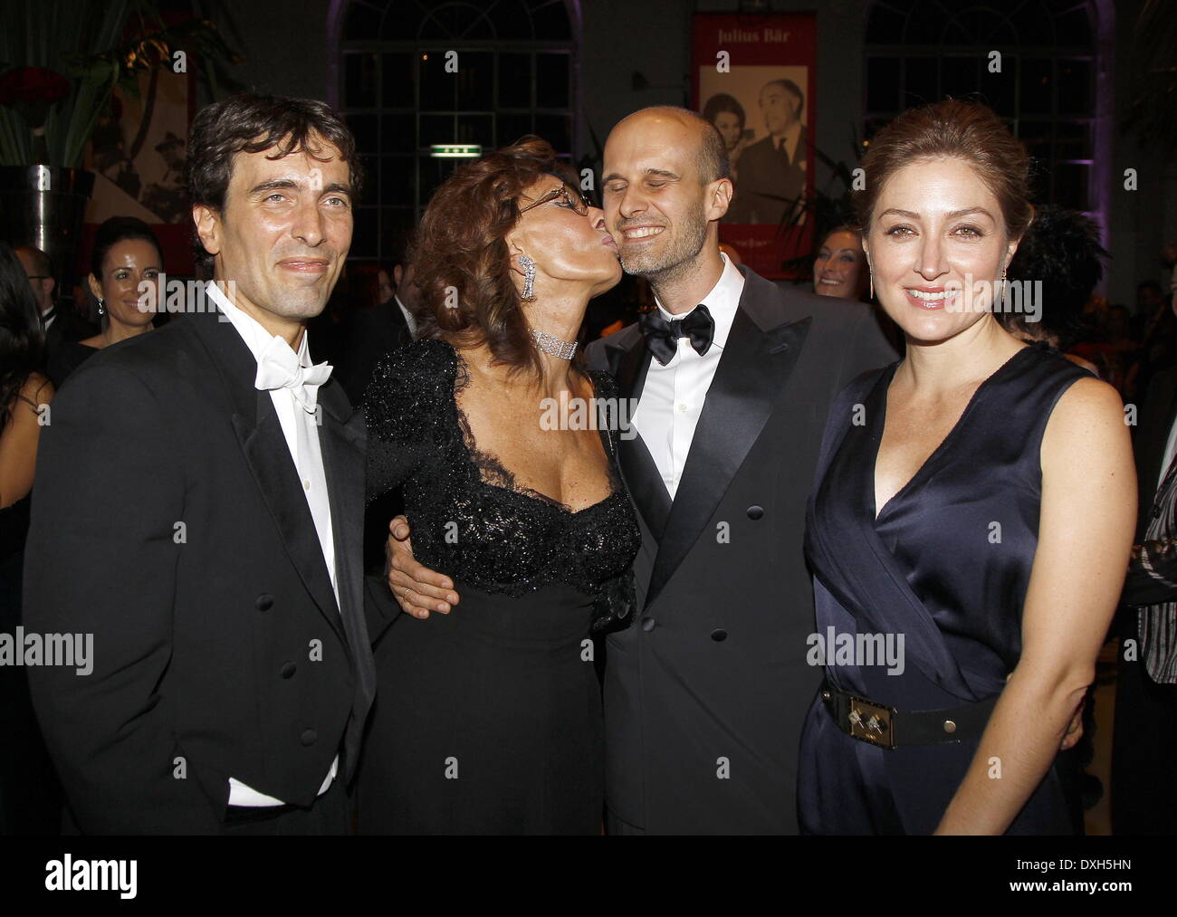 Carlo Ponti Jr, Sophia Loren, Edoardo Ponti, Sacha Alexander Sophia