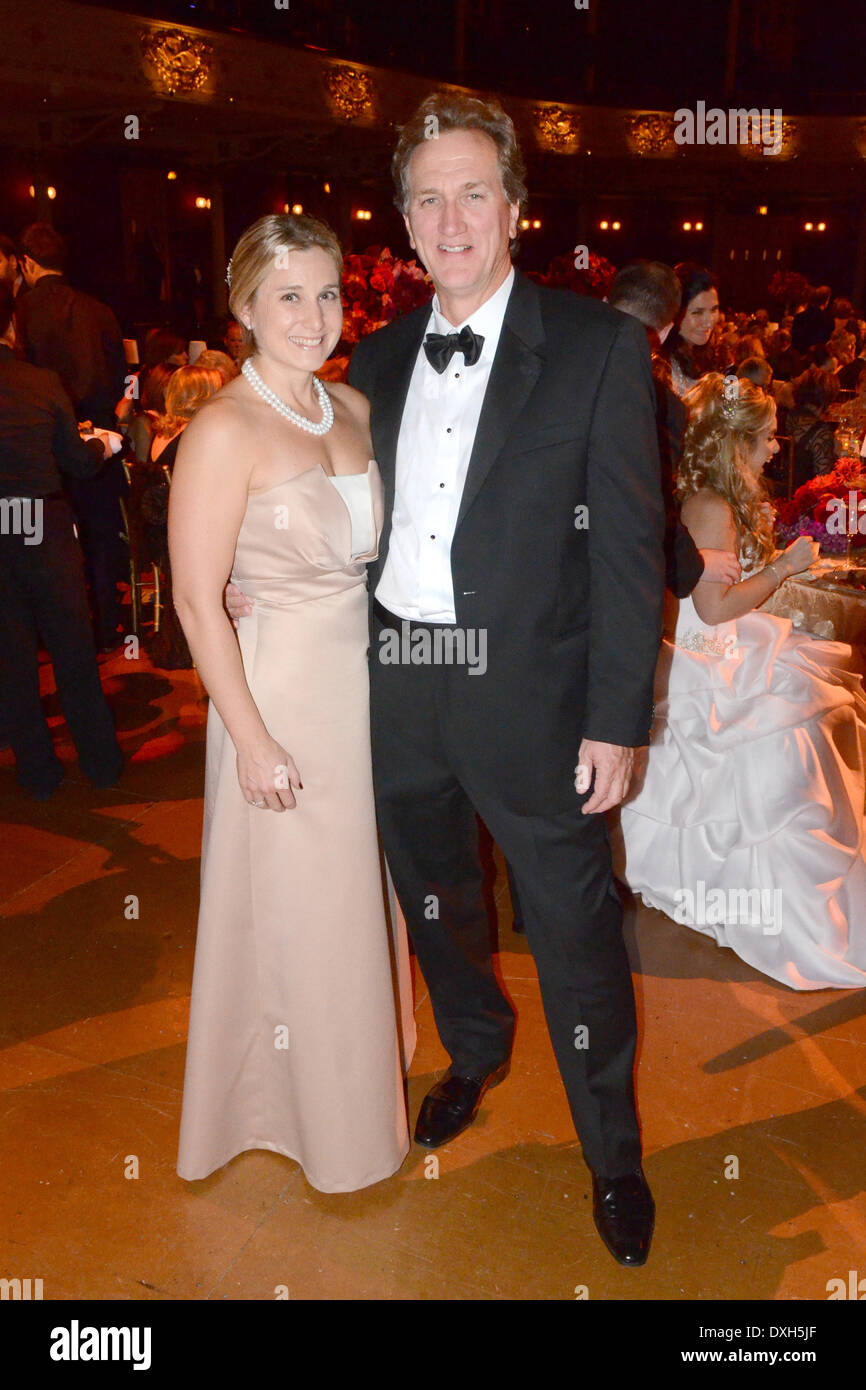 Guests The wedding of Maria Papadakis and Brendan Kent held at the oldest Opera House in the United States, The Academy of Musi Stock Photo