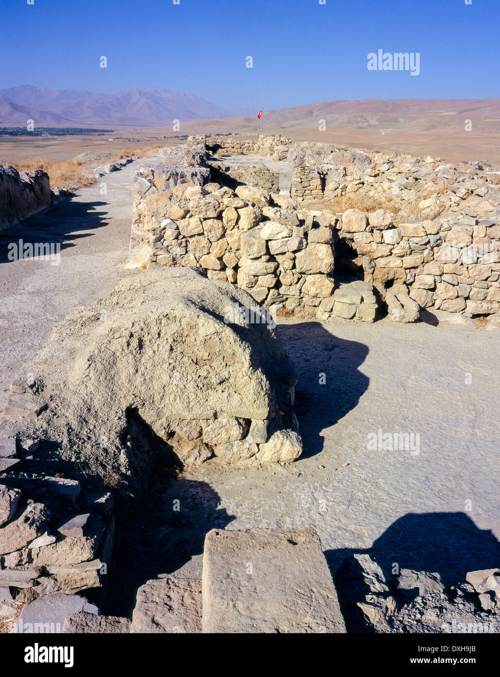 Ҫavuştepe ruins near Van Turkey Stock Photo