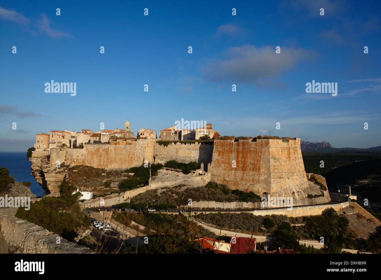 Europe, France, Corsica, Bonifacio village Stock Photo