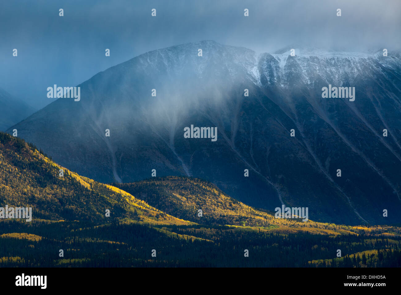 Tushti Lake & Young Peak, British Columbia, Canada Stock Photo Alamy