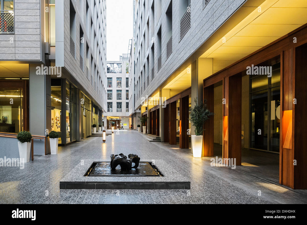 Many art galleries at The Gate Village district in the DIFC Dubai