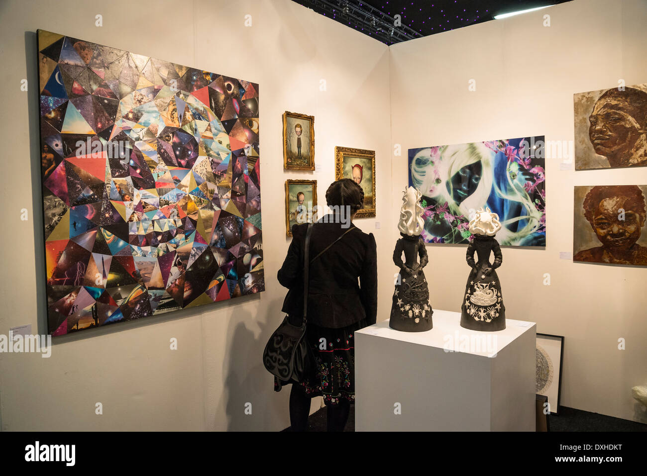 Affordable Art Fair, Battersea Park, London, UK Stock Photo 67996092