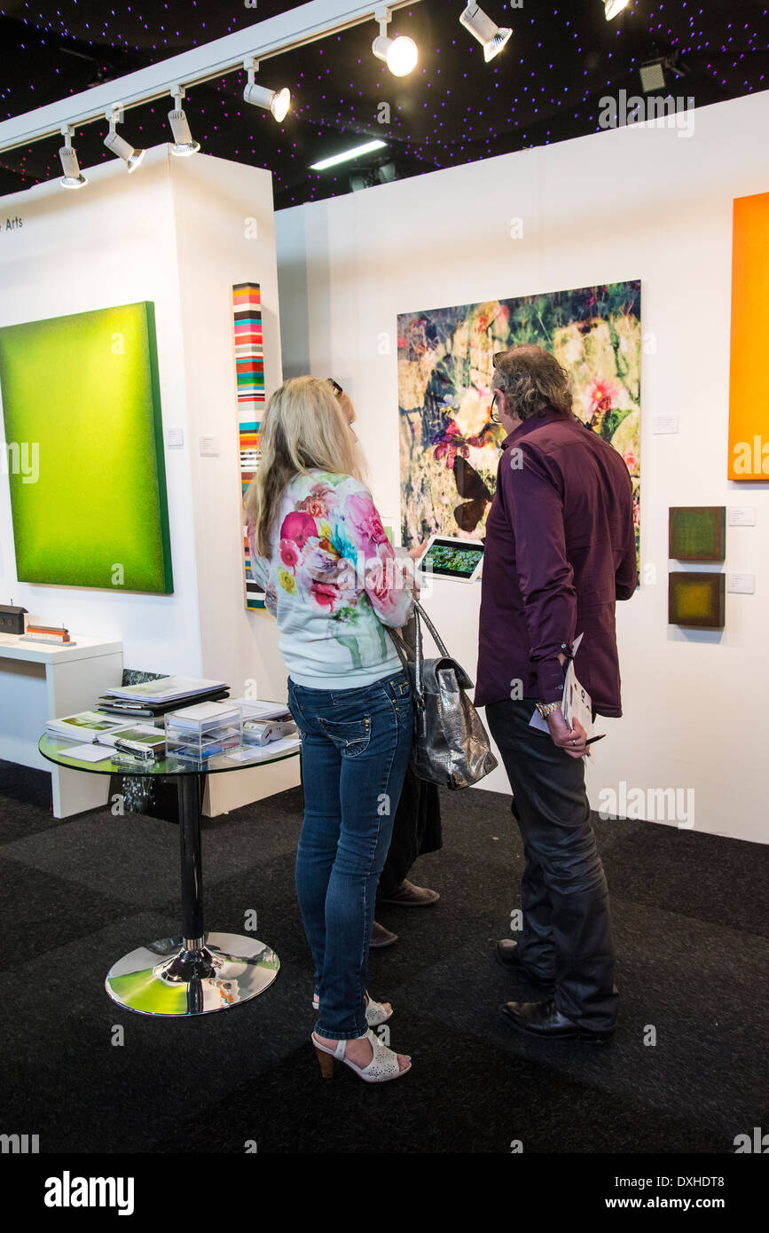Affordable Art Fair, Battersea Park, London, UK Stock Photo Alamy