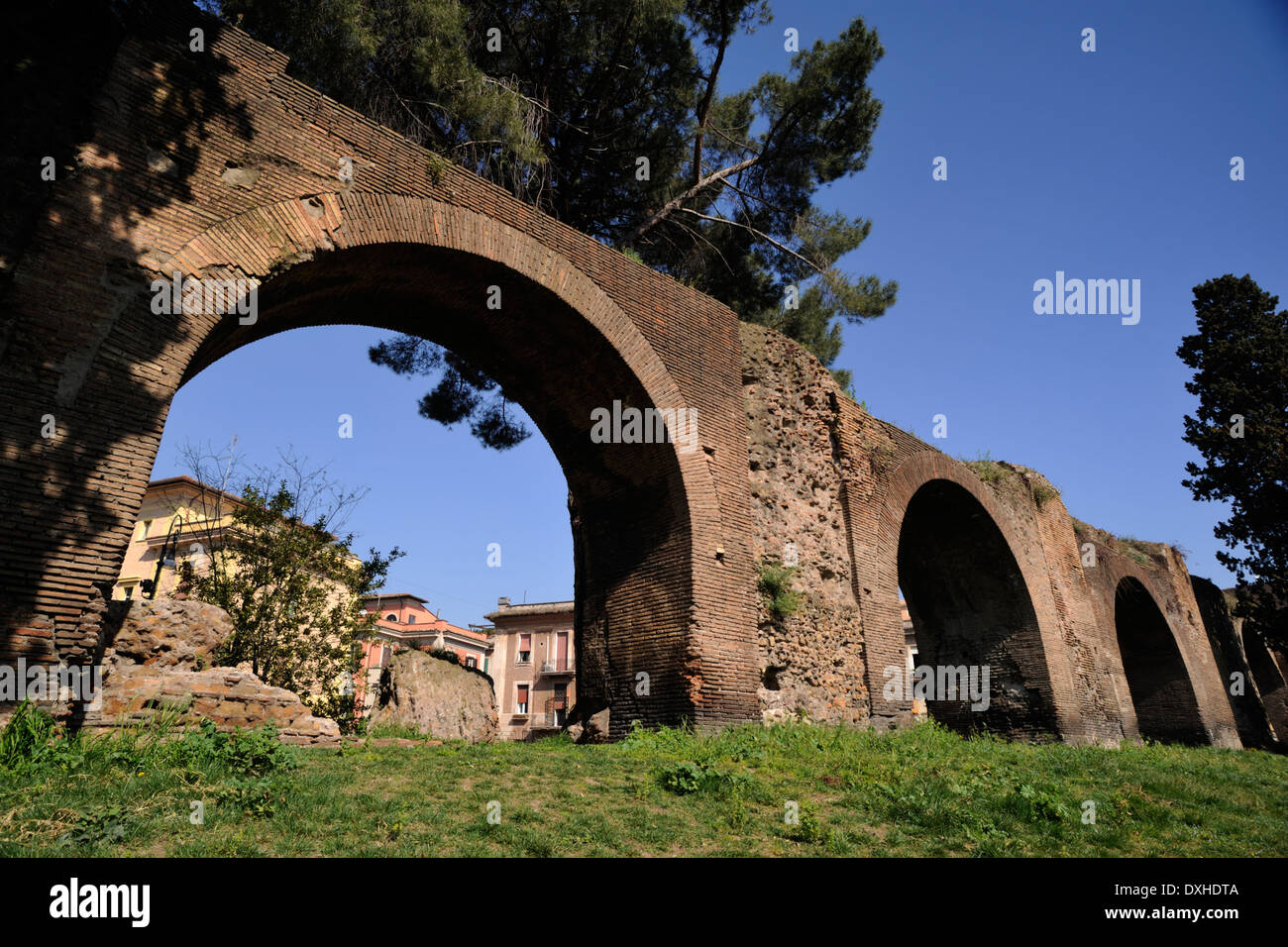 Italy, Rome, Via Statilia, Nero aqueduct Stock Photo