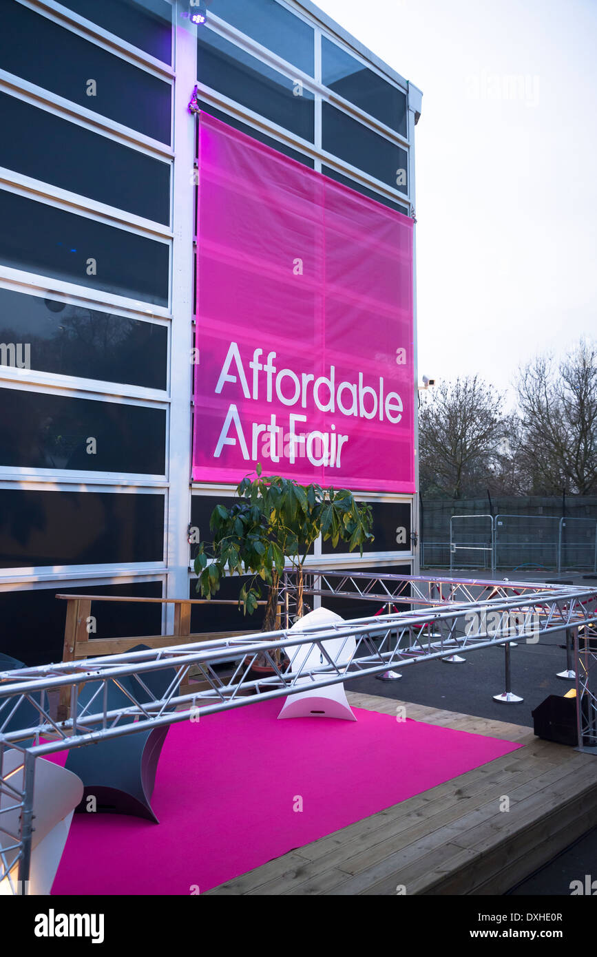 Affordable Art Fair, Battersea Park, London, UK Stock Photo Alamy