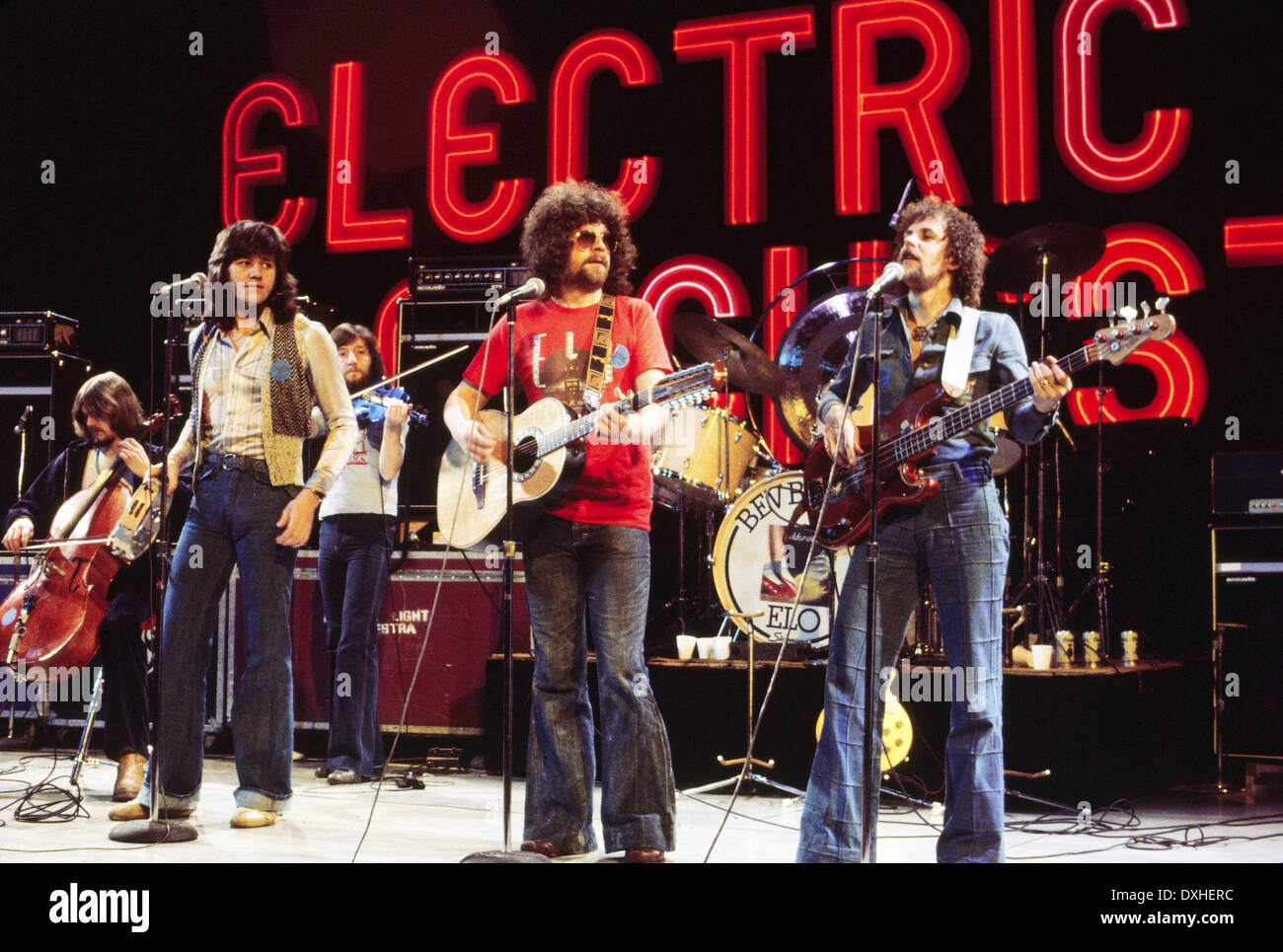 ELO - ELECTRIC LIGHT ORCHESTRA - UK rock group in September 1978 Stock  Photo - Alamy