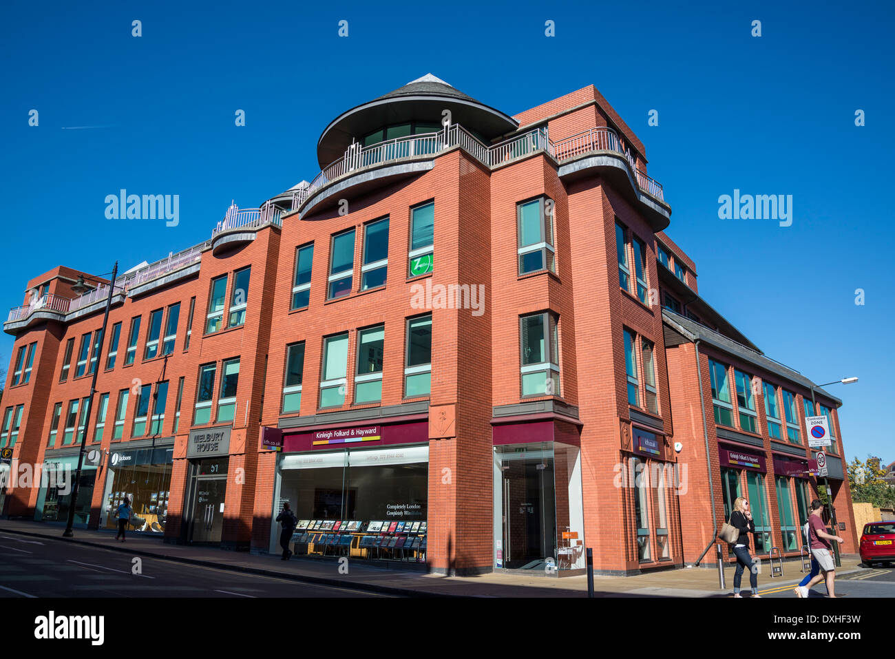 Offices building, Wimbledon Hill Road, London, UK Stock Photo