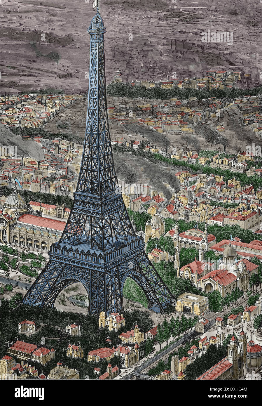 Paris engraving hires stock photography and images Alamy