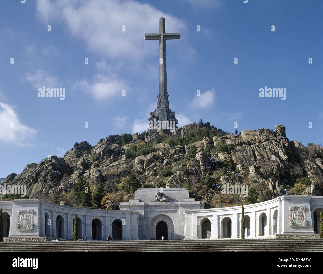 Spain. Madrid. Valley of the Fallen (Valle de los Caidos) By Pedro Muguruza (1893-1952) and Diego Mendez (1906-1987). Stock Photo