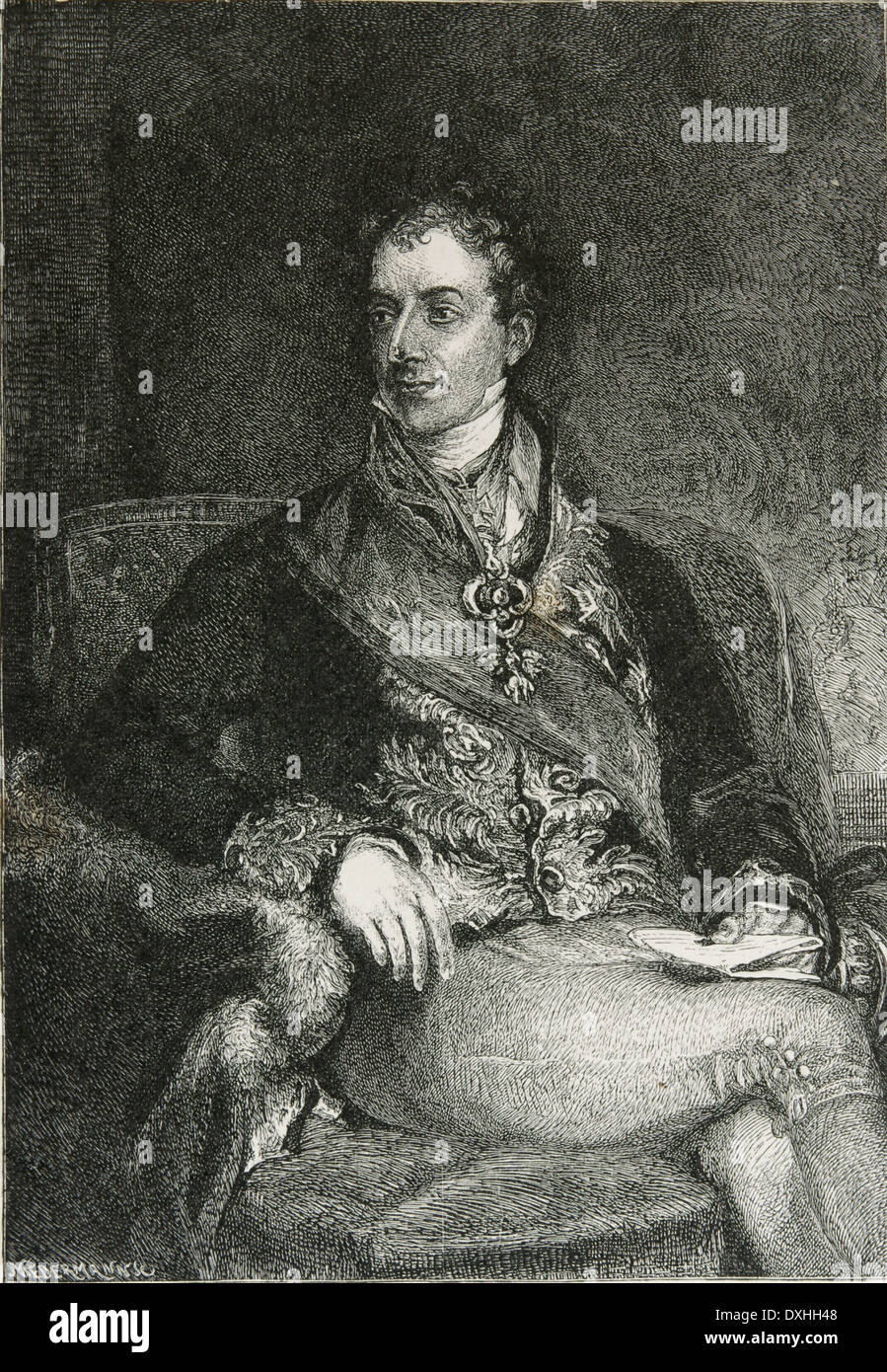 Klemens von Metternich (1773-1859). Austrian politician. Stock Photo