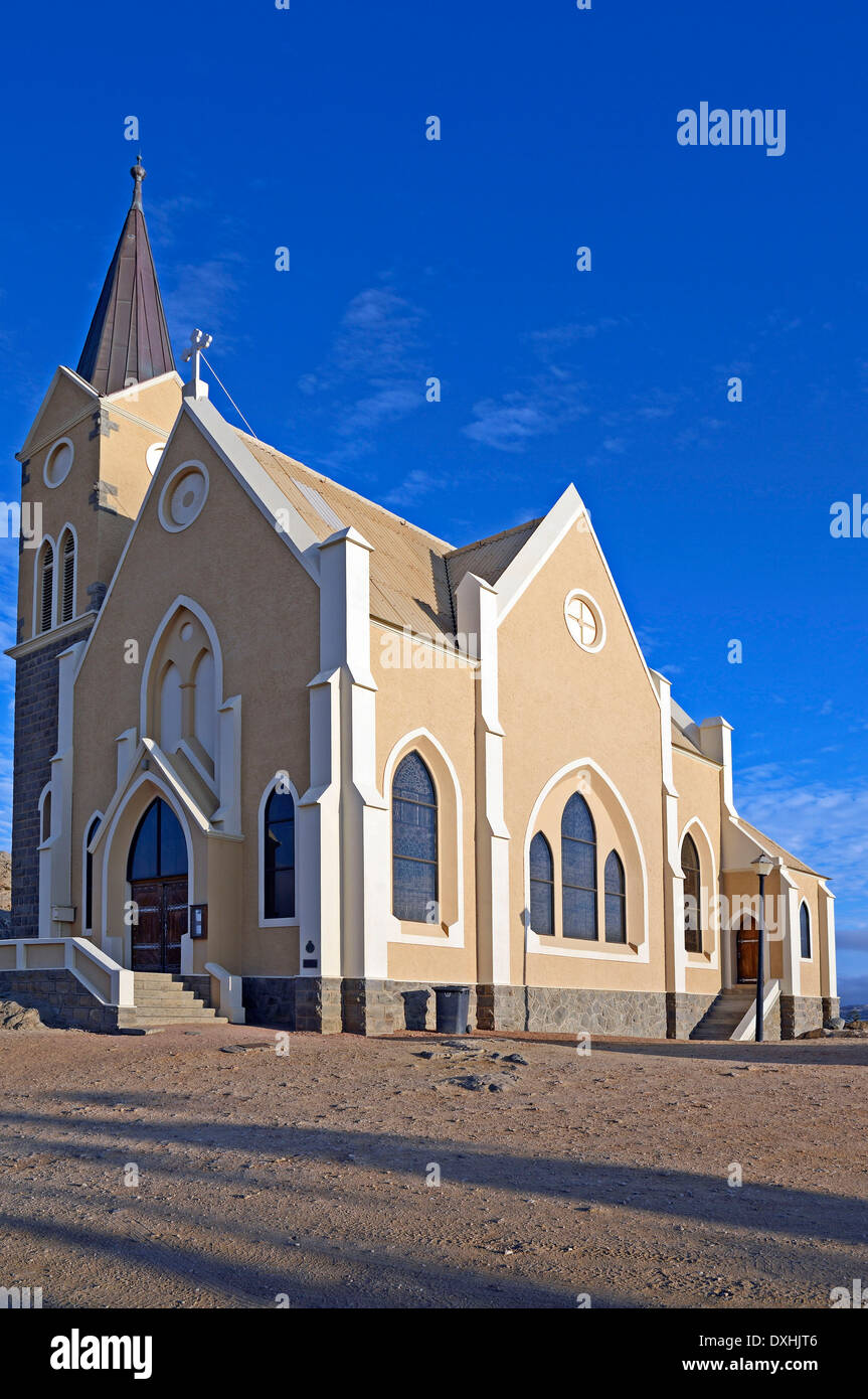 Church on the Rocks, Luderitz, Namibia, Lüderitz Stock Photo