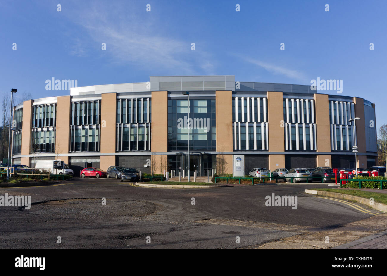 External view of the Northampton Criminal Justice Centre, Brackmills, Northampton, UK Stock Photo
