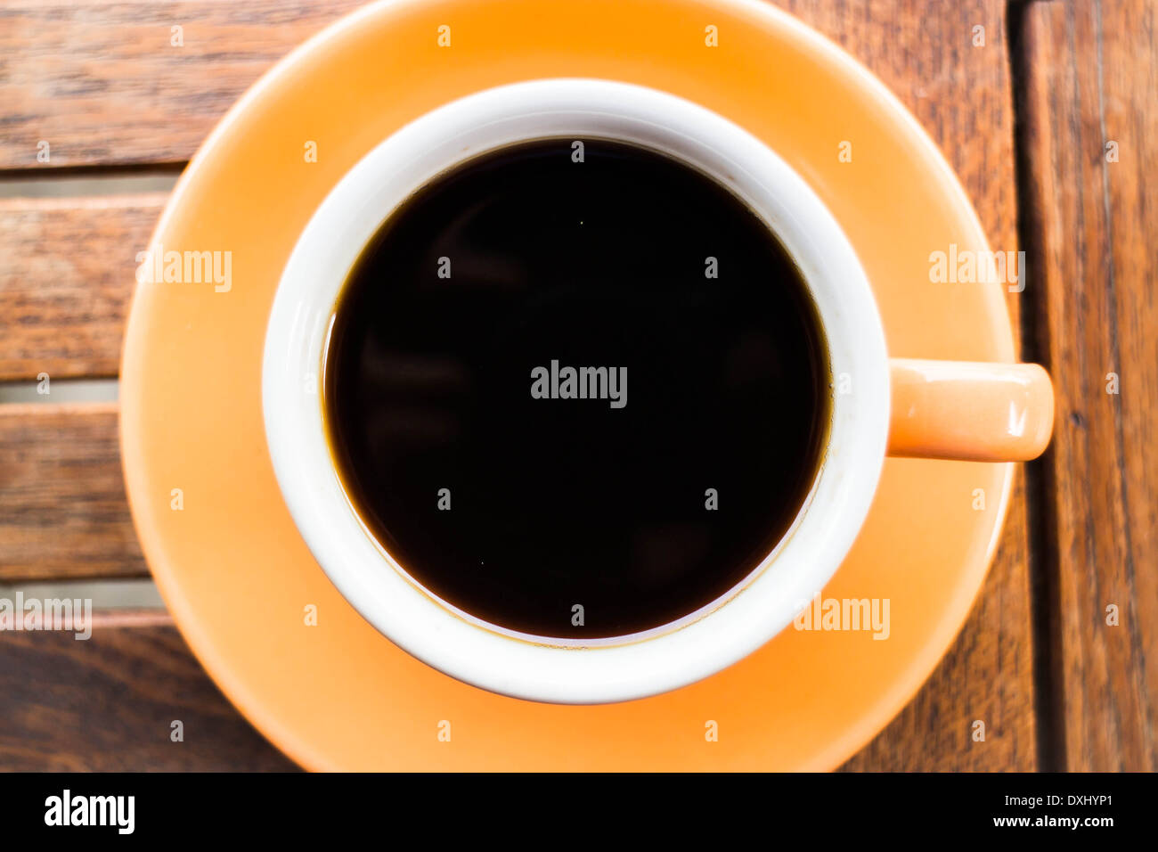 Closeup cup of hot americano, stock photo Stock Photo