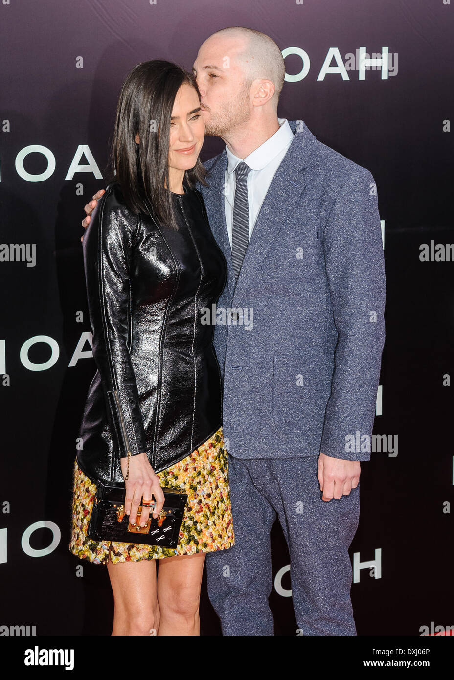 New York, New York USA. 26th Mar, 2014. Darren Aronofsky and Jennifer Connelly attend the New York premiere of 'Noah' at The Ziegfeld Theater in NYC on March 26th, 2014. Credit:  Patrick Morisson/Alamy Live News Stock Photo