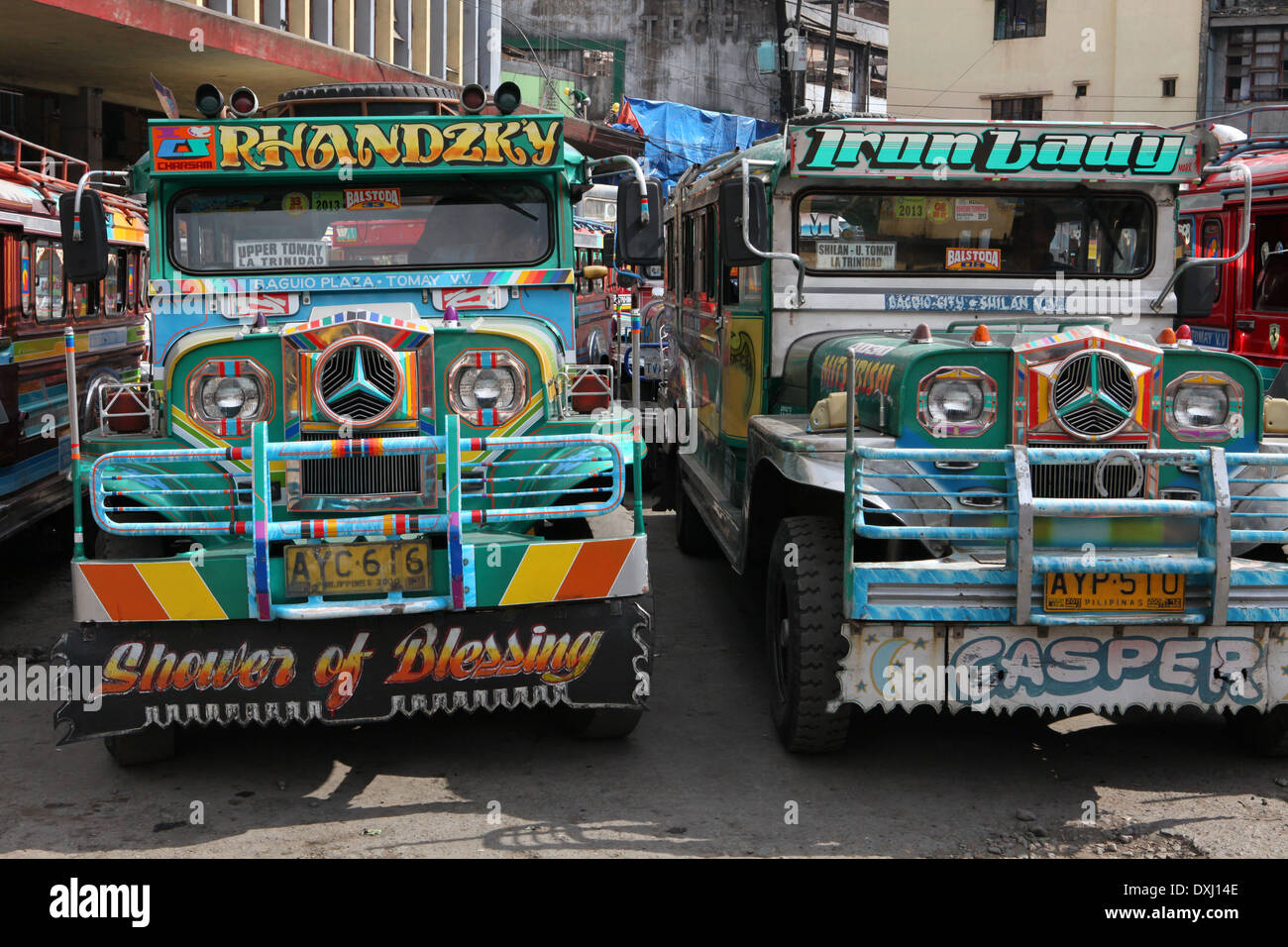Jeepney  Baguio Philippines Stock Photo