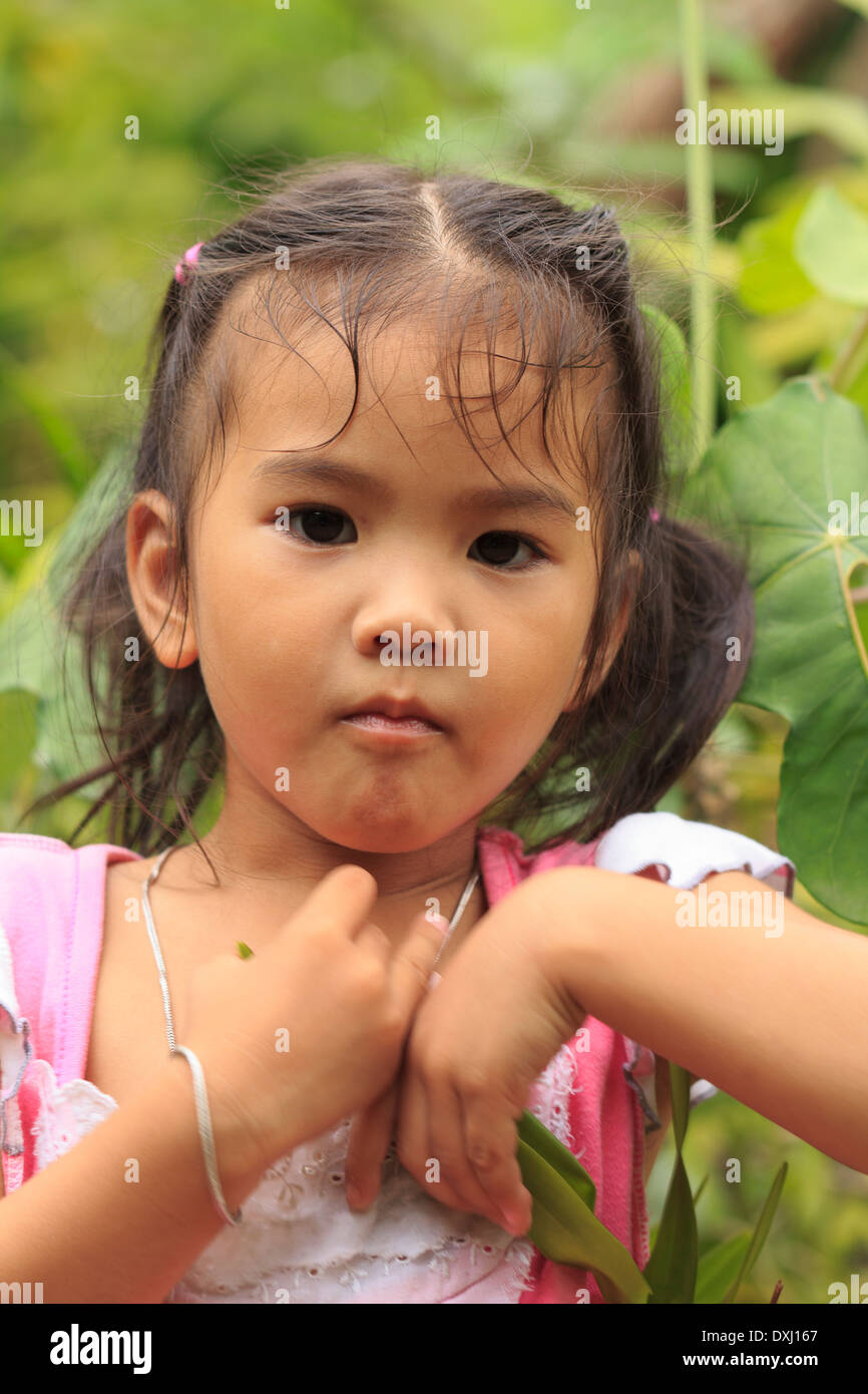 little thai girl Cute Thai little girl Stock Photo - Alamy