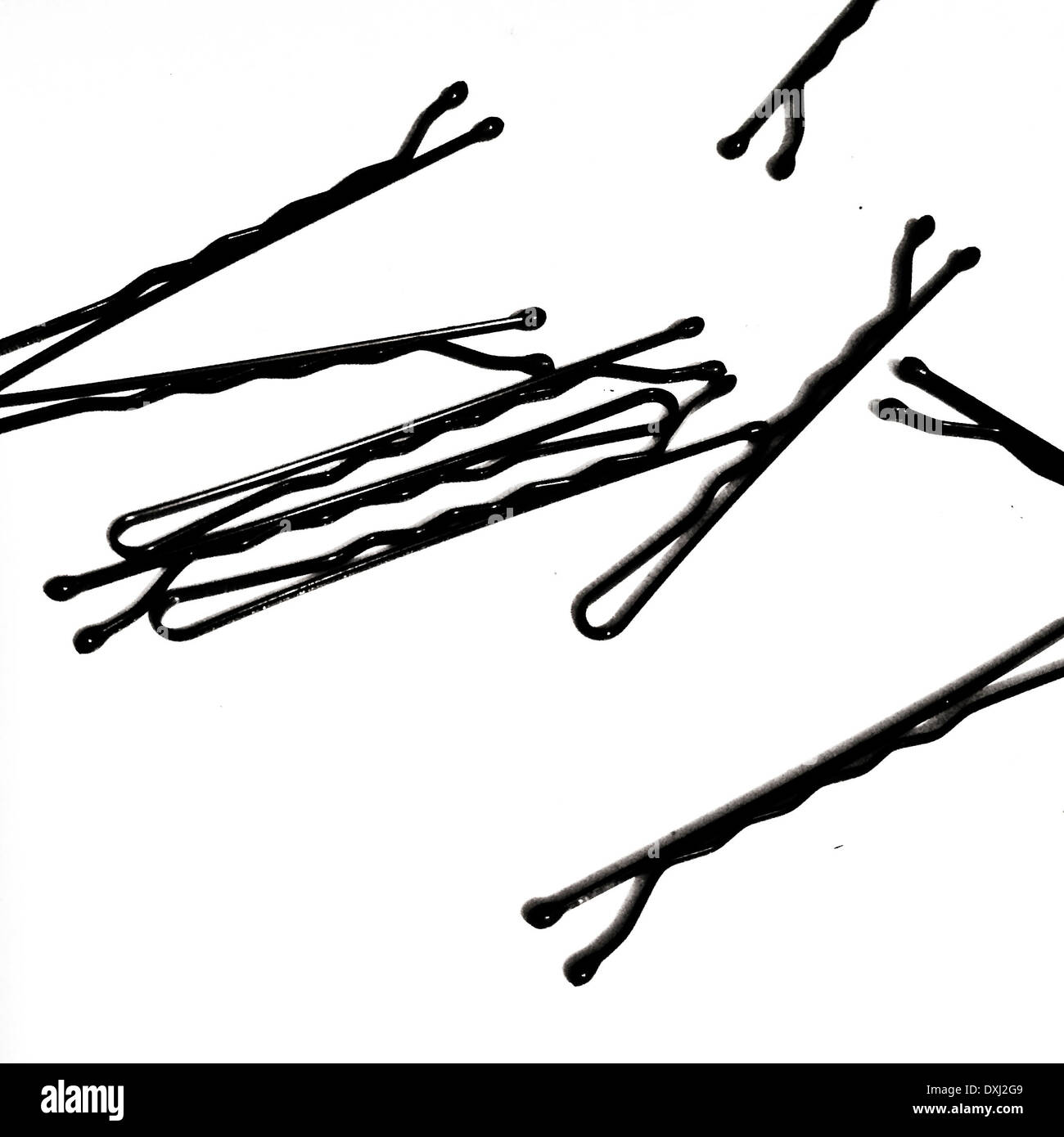 Close up of hairpins - Smartphone Captured Stock Image