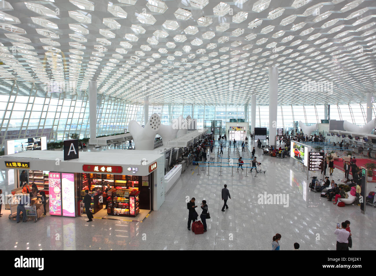 Shenzhen Airport one of Chinas newest Airports Stock Photo