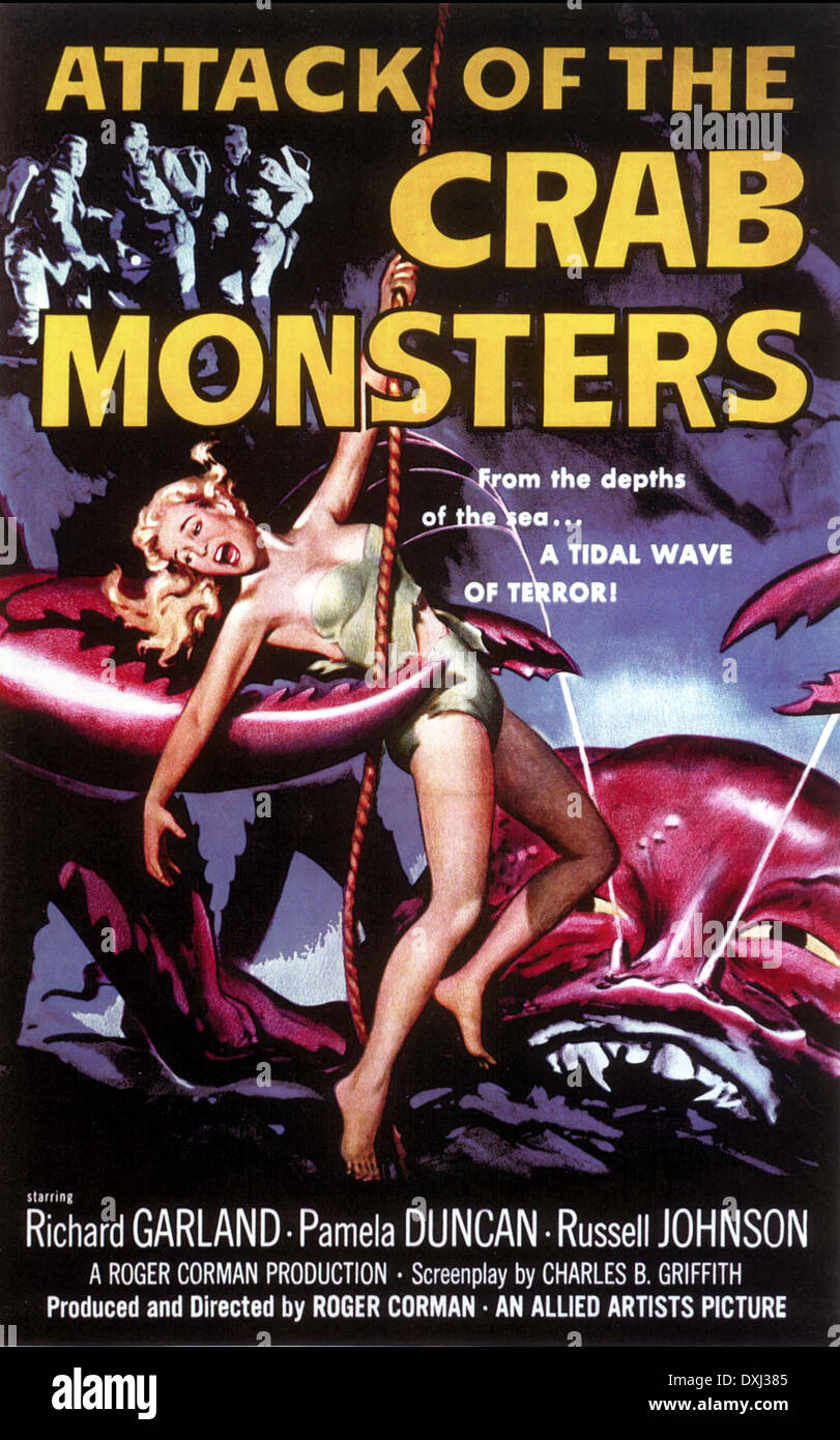 Attack of the crab monsters stock photo alamy