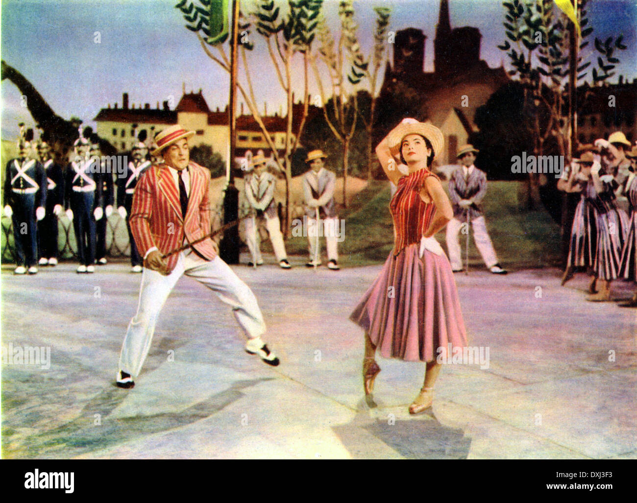 an-american-in-paris-us1951-mgm-gene-kelly-leslie-caron-p-stock