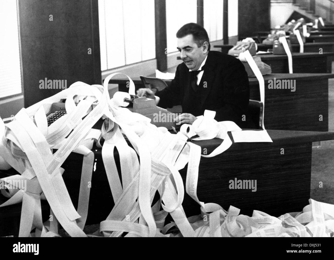 The adding machine stock photo alamy