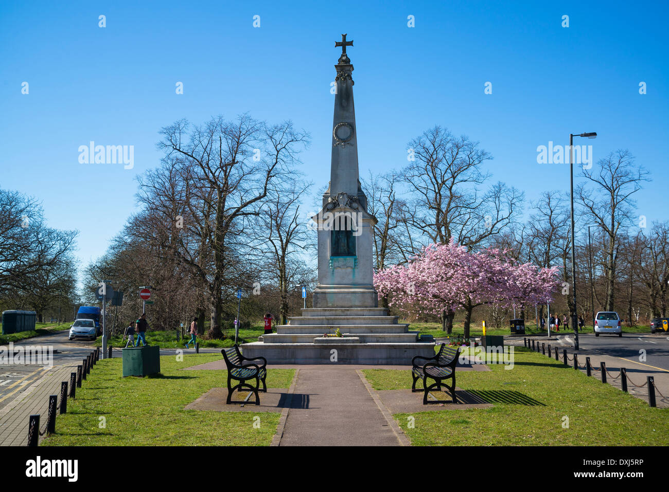 War Memorial, junction of Wimbledon High Street and Wimbledon Common