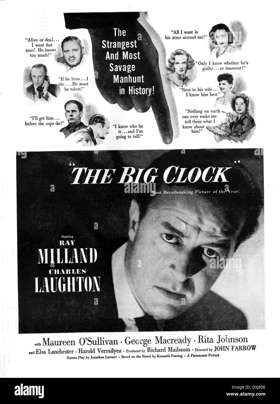 THE BIG CLOCK Stock Photo Alamy