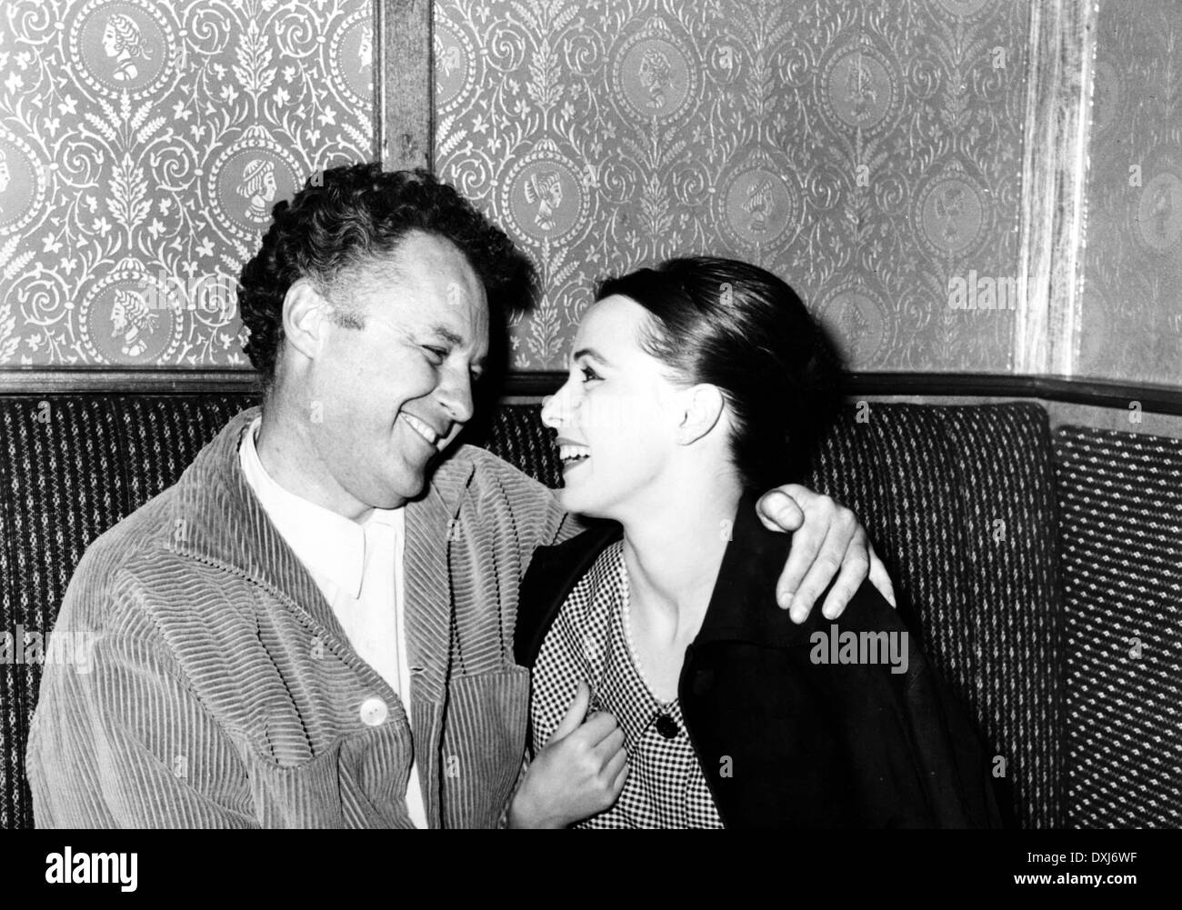 ROD STEIGER, CLAIRE BLOOM Stock Photo
