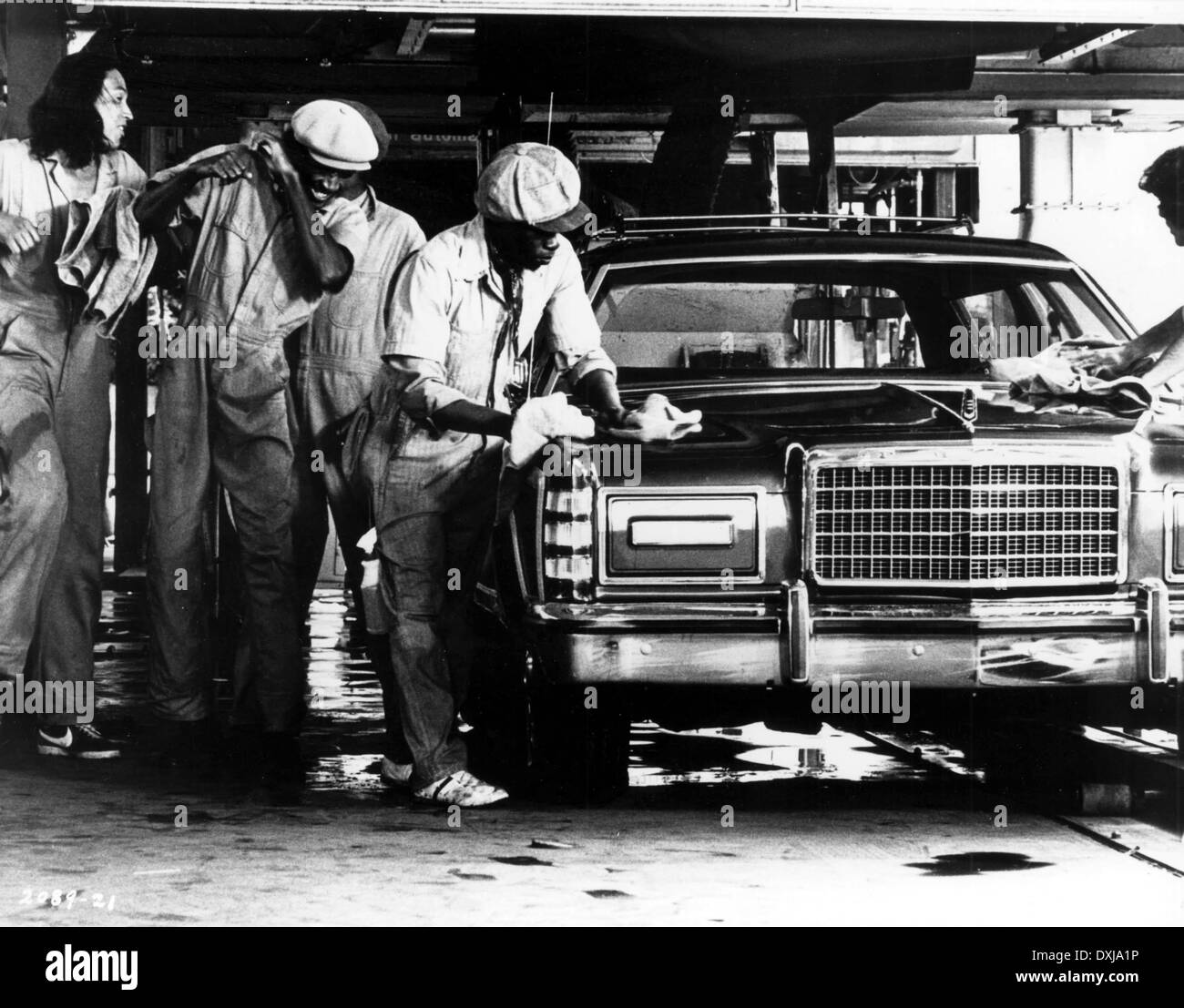Car wash 1976 hires stock photography