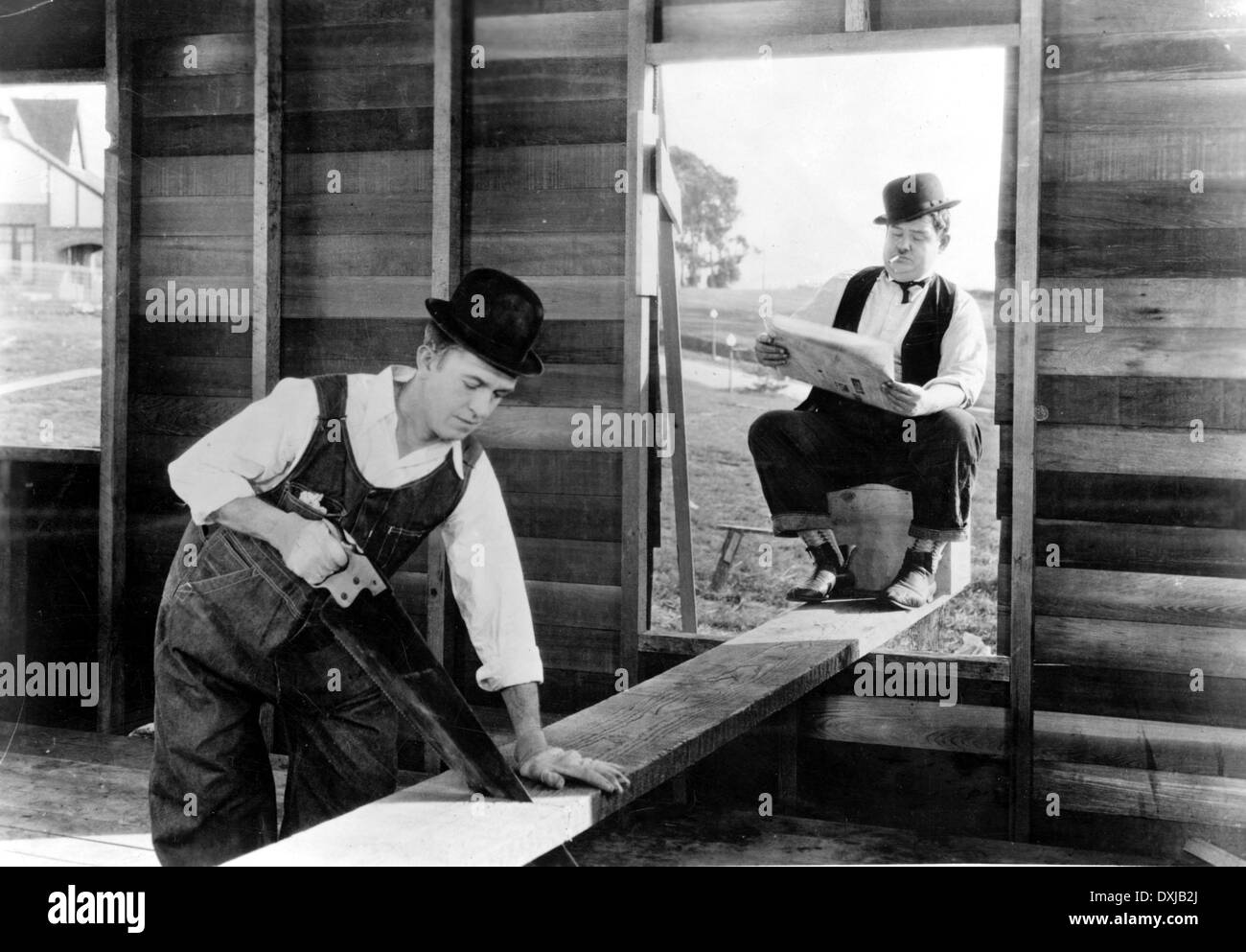 THE FINISHING TOUCH (US1928) STAN LAUREL, OLIVER HARDY DIY Stock Photo