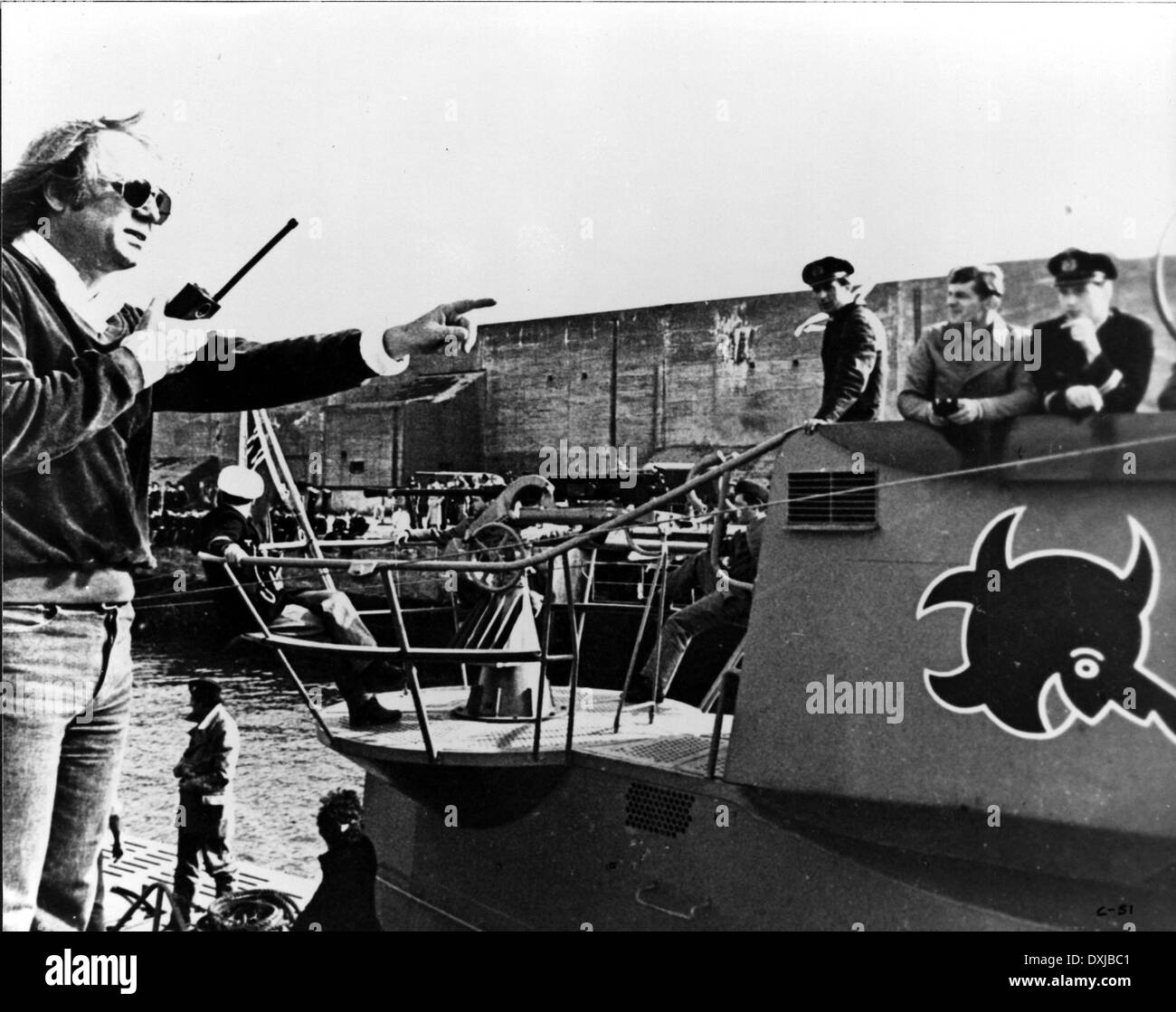 DAS BOOT (W GER 1981) WOLFGANG PETERSEN, director, left Stock Photo