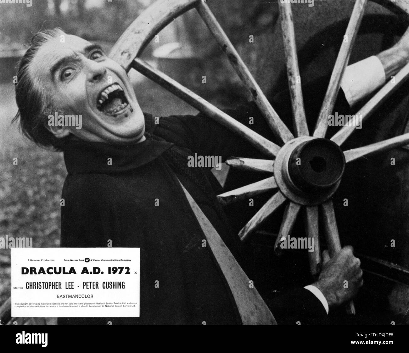 DRACULA AD 1972 Stock Photo