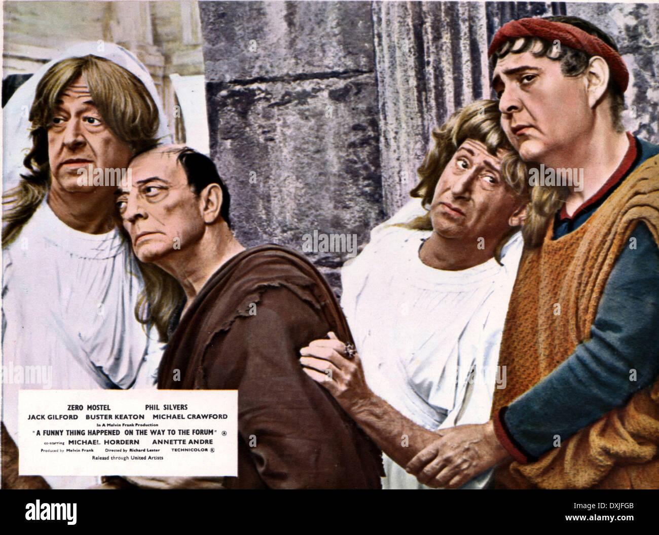A FUNNY THING HAPPENED ON THE WAY TO THE FORUM Stock Photo