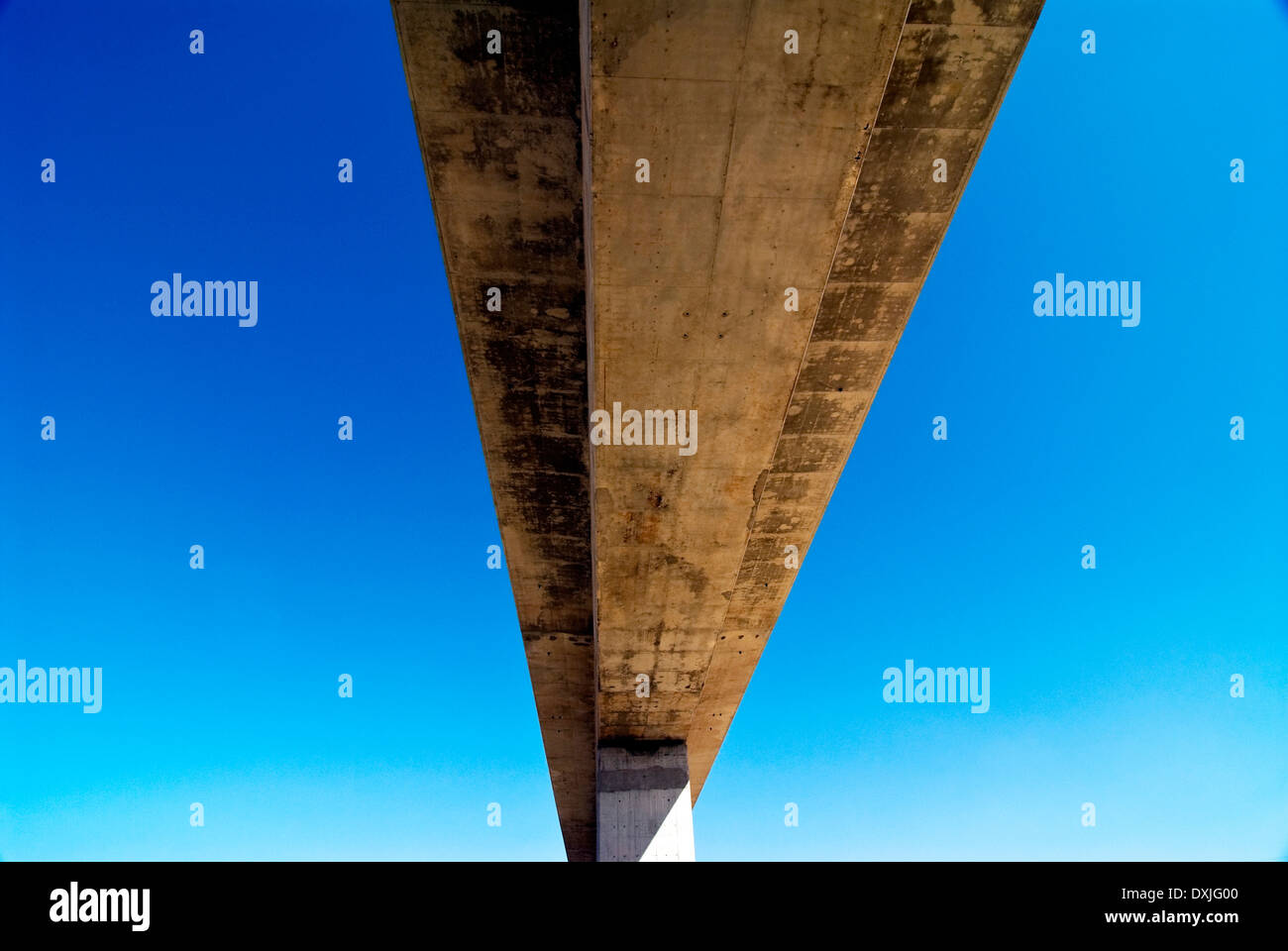 Elevated road viewed from below Stock Photo - Alamy