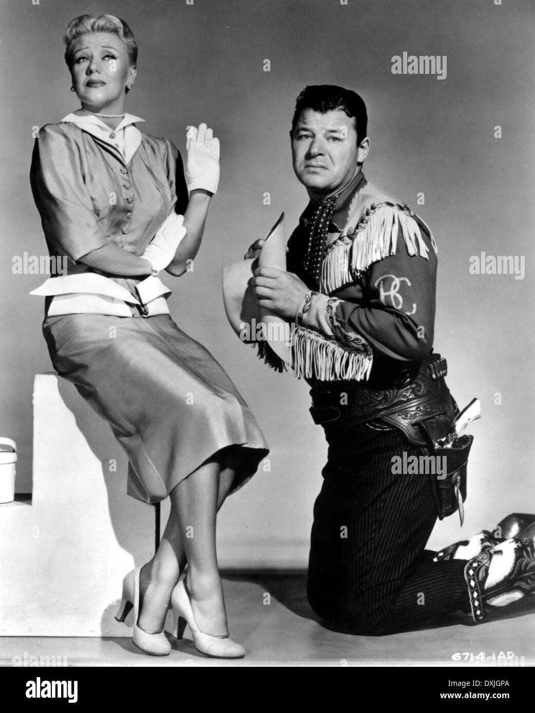 THE GROOM WORE SPURS (US1951) GINGER ROGERS, JACK CARSON Stock Photo